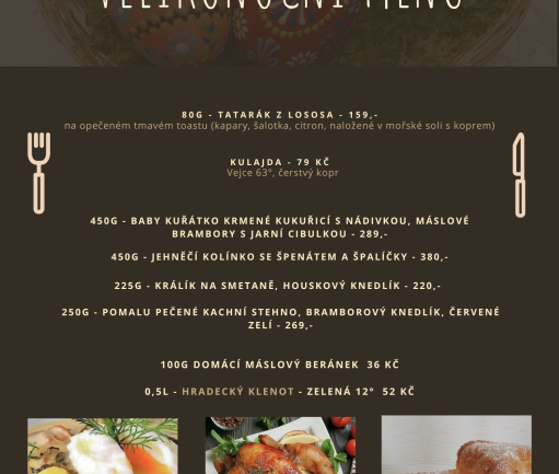 Velikonoční menu 2025